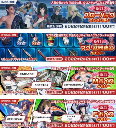 【PSO2:NGS】どんなボイスなら購入したい？【ニュージェネシス】